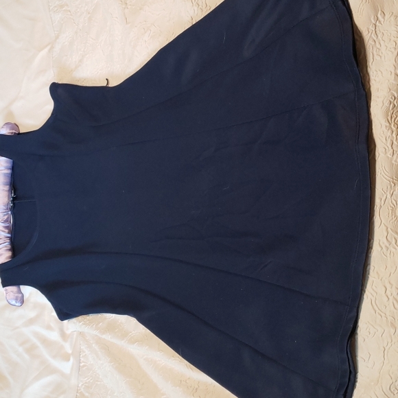 Navy Blue A Style Dress - Picture 2 of 6